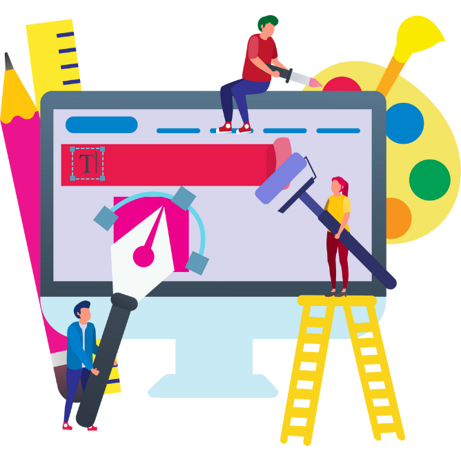 Grafikdesigner skizziert Logo für ein Schweizer Unternehmen am Schreibtisch